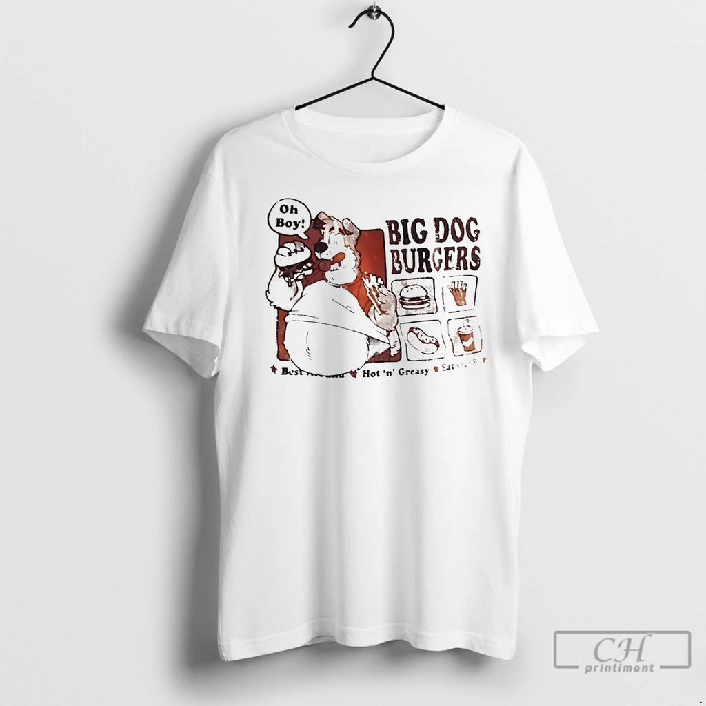 Premium Big Dog Burgers Hot And Greasy Eat Your Fill