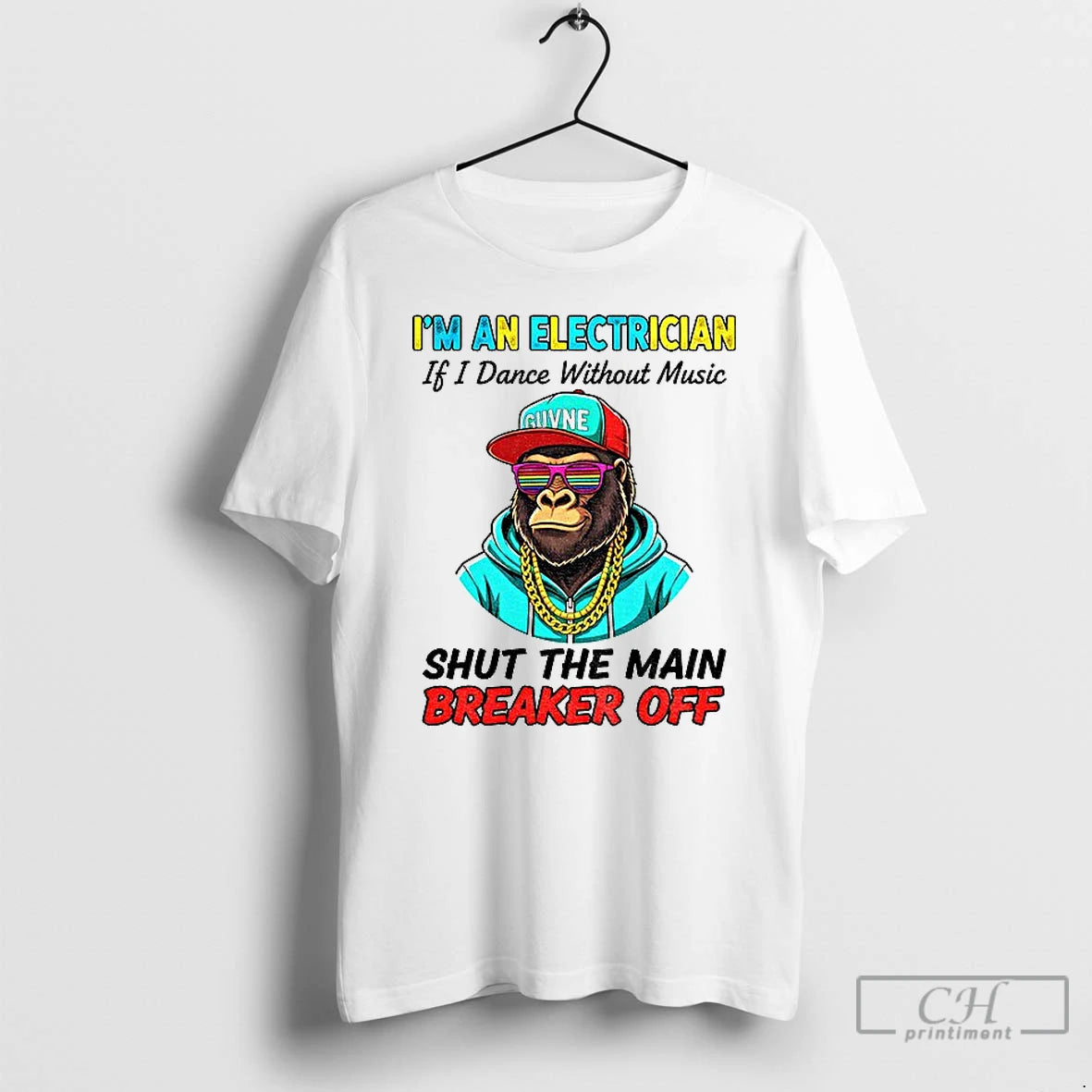 Premium Bigfoot Im An Electrician If I Dance Without Music Shut The Main Breaker Off