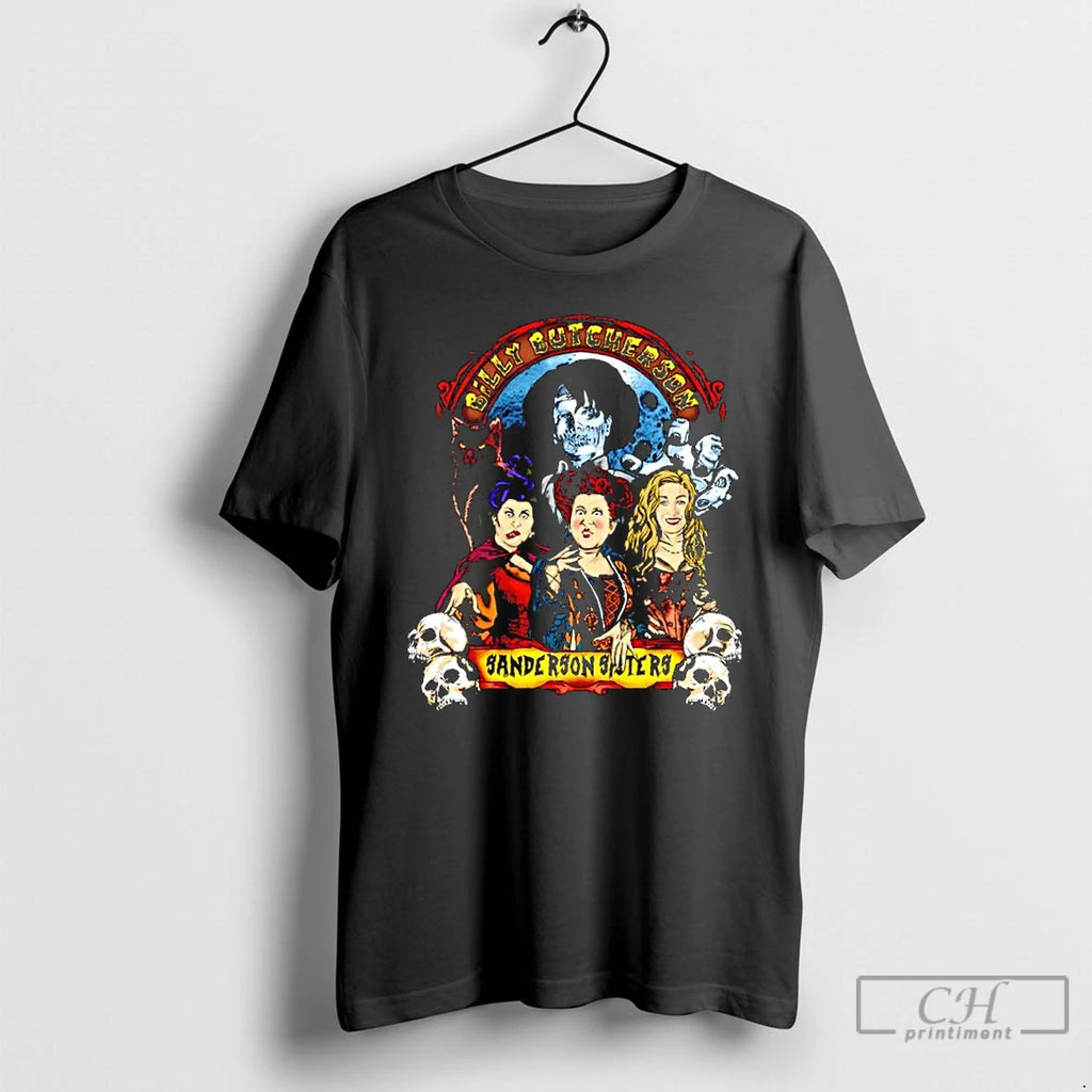 Premium Billy Butcherson Sanderson Sisters Hocus Pocus Movie T Shirts