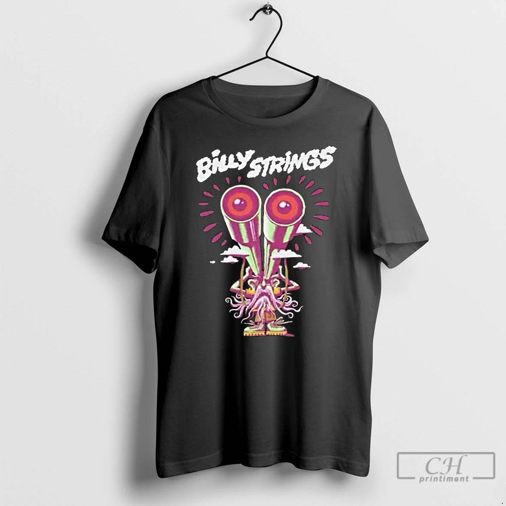 Premium Billy Strings Fall Europe Tour 2025 Exclusive Artwork By Maarten Donders Long Sleve
