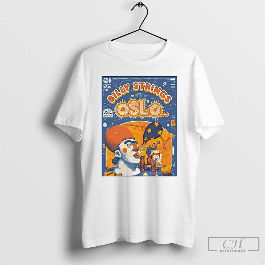 Premium Billy Strings Sentrum Scene In Oslo No October 3 2025 T Shirts