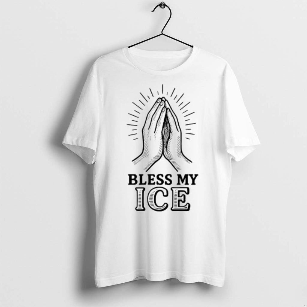 Premium Bless My Ice Praying Hands T Shirts