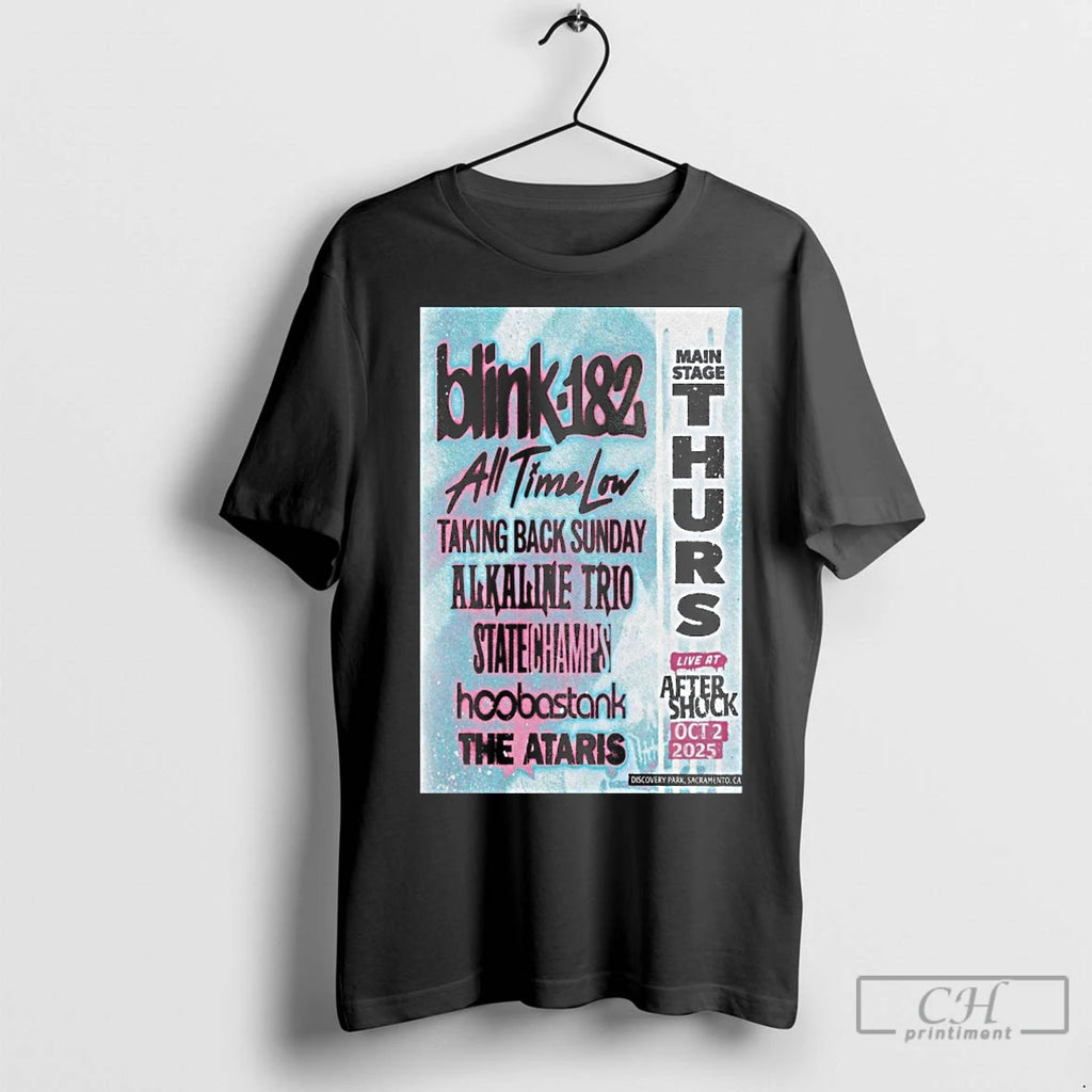 Premium Blink 182 Main Stage Thurs Live At After Shock Sacramento Ca Oct 2 2025