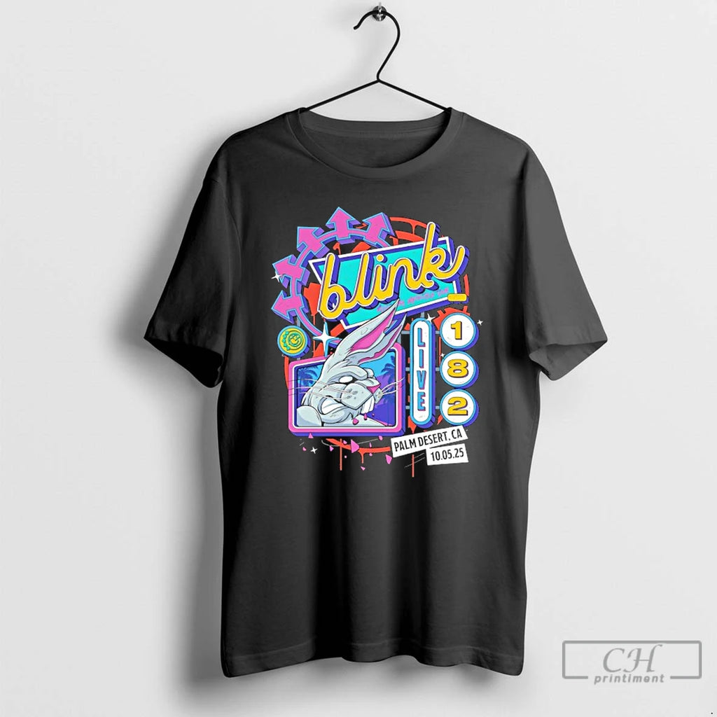 Premium Blink 182 Palm Desert 10 5 2025 Event T Shirts