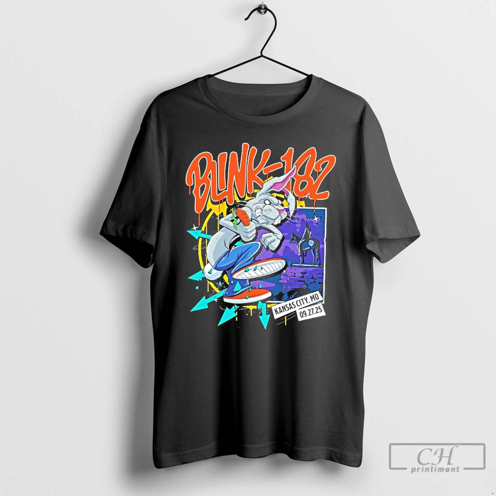Premium Blink 182 Tour Kansas City Mo September 27 2025 Event T Shirts