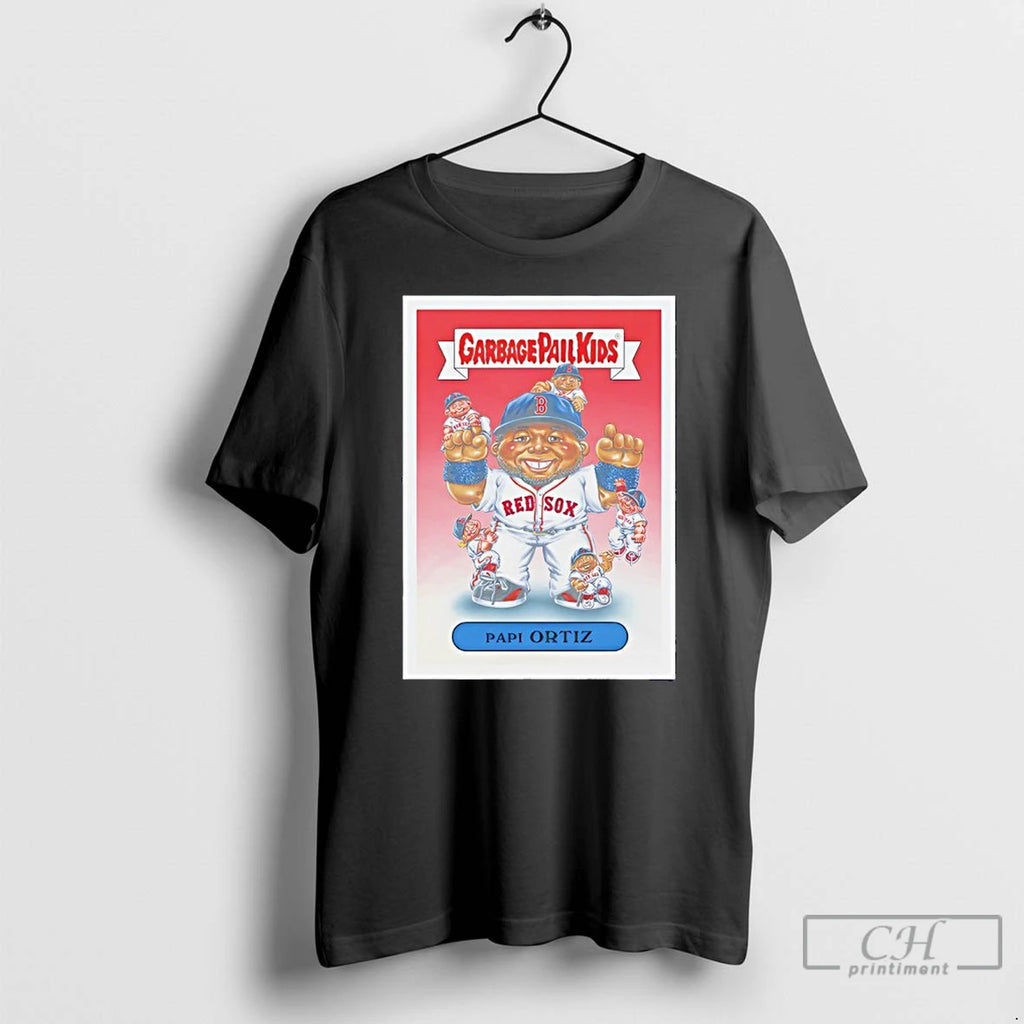Premium Boston Red Sox Garbage Pail Kids Papi Ortiz T Shirts