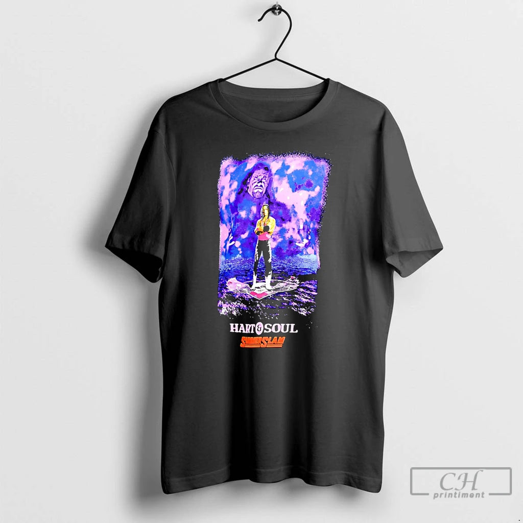 Premium Bret Hart Hart And Soul Vintage T Shirts