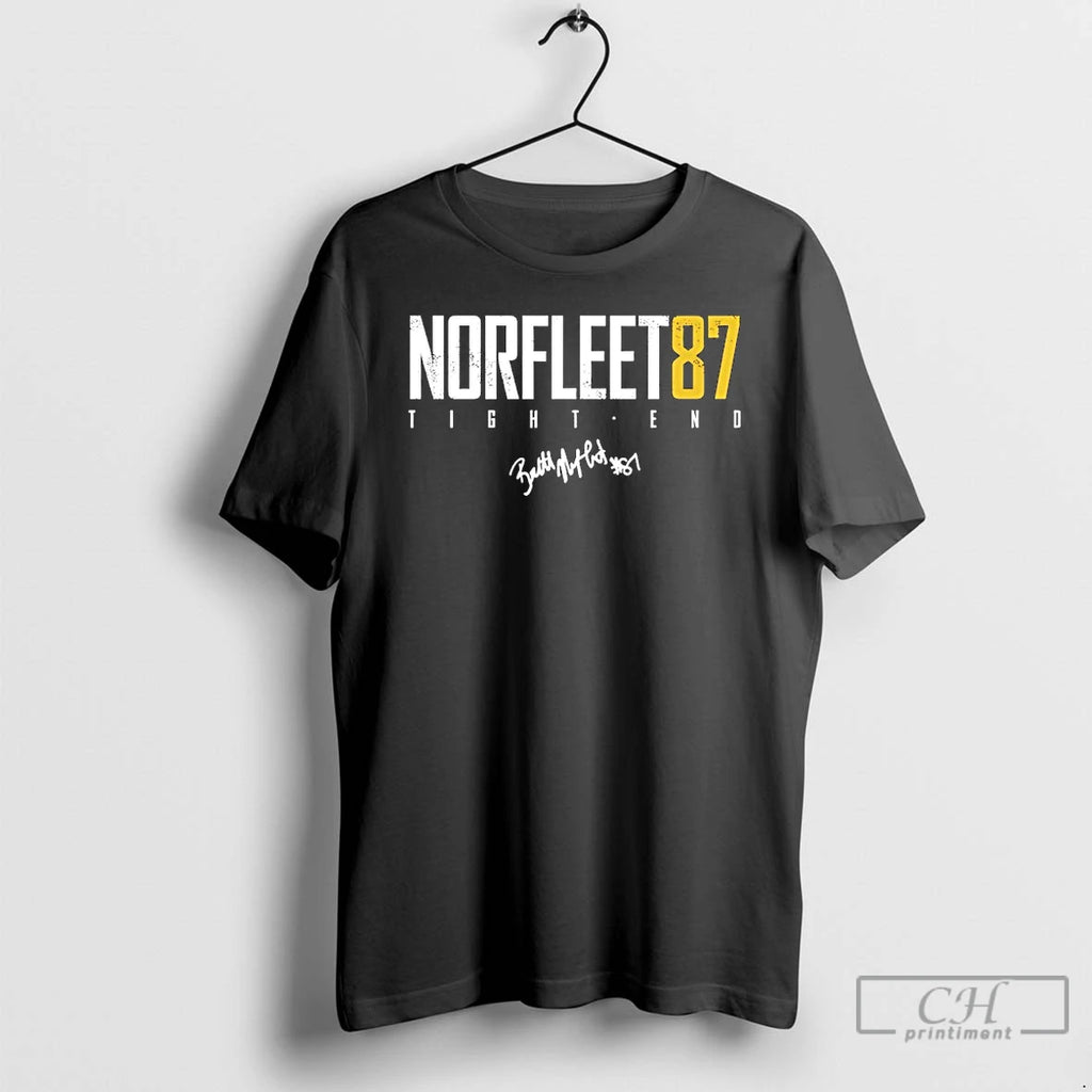 Premium Brett Norfleet 87 Missouri Tigers Tight End Signature T Shirts