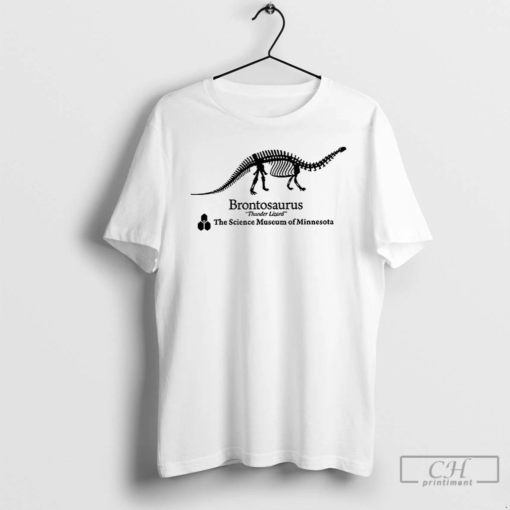 Premium Brontosaurus Thunder Lizard The Science Museum Of Minnesota Dinosaur Fossils T Shirts