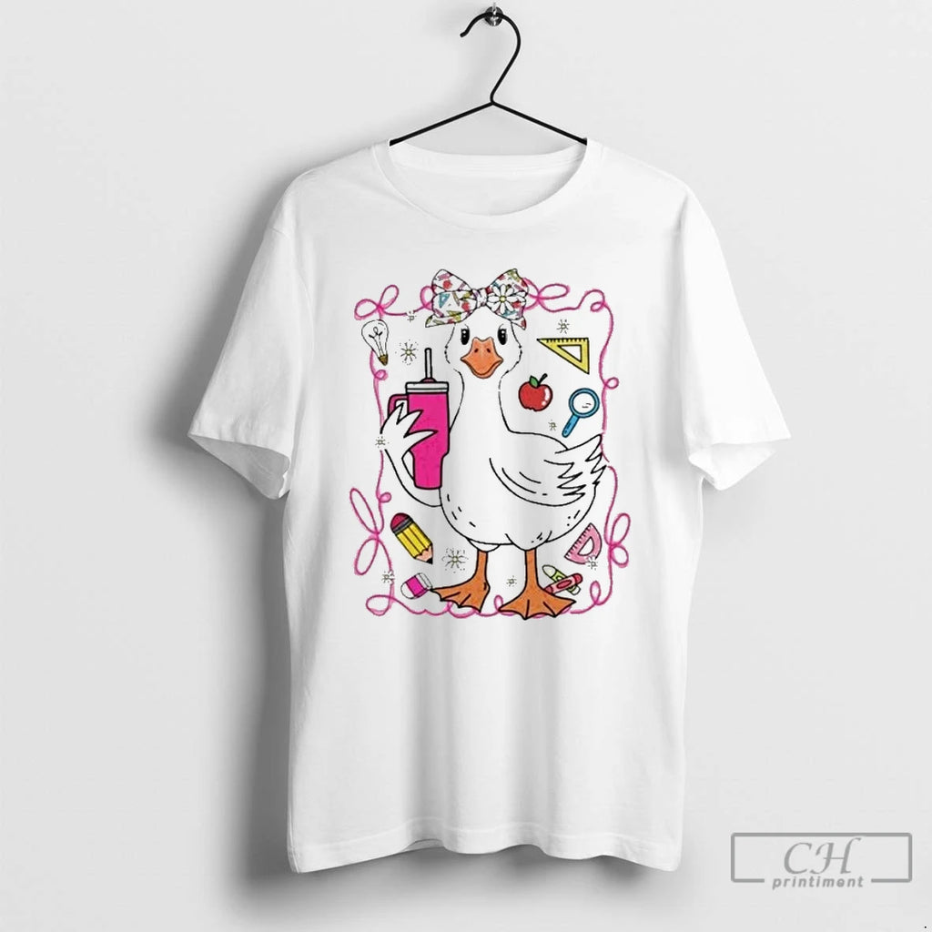 Premium Brooke And Bear Back To School Goose T Shirts