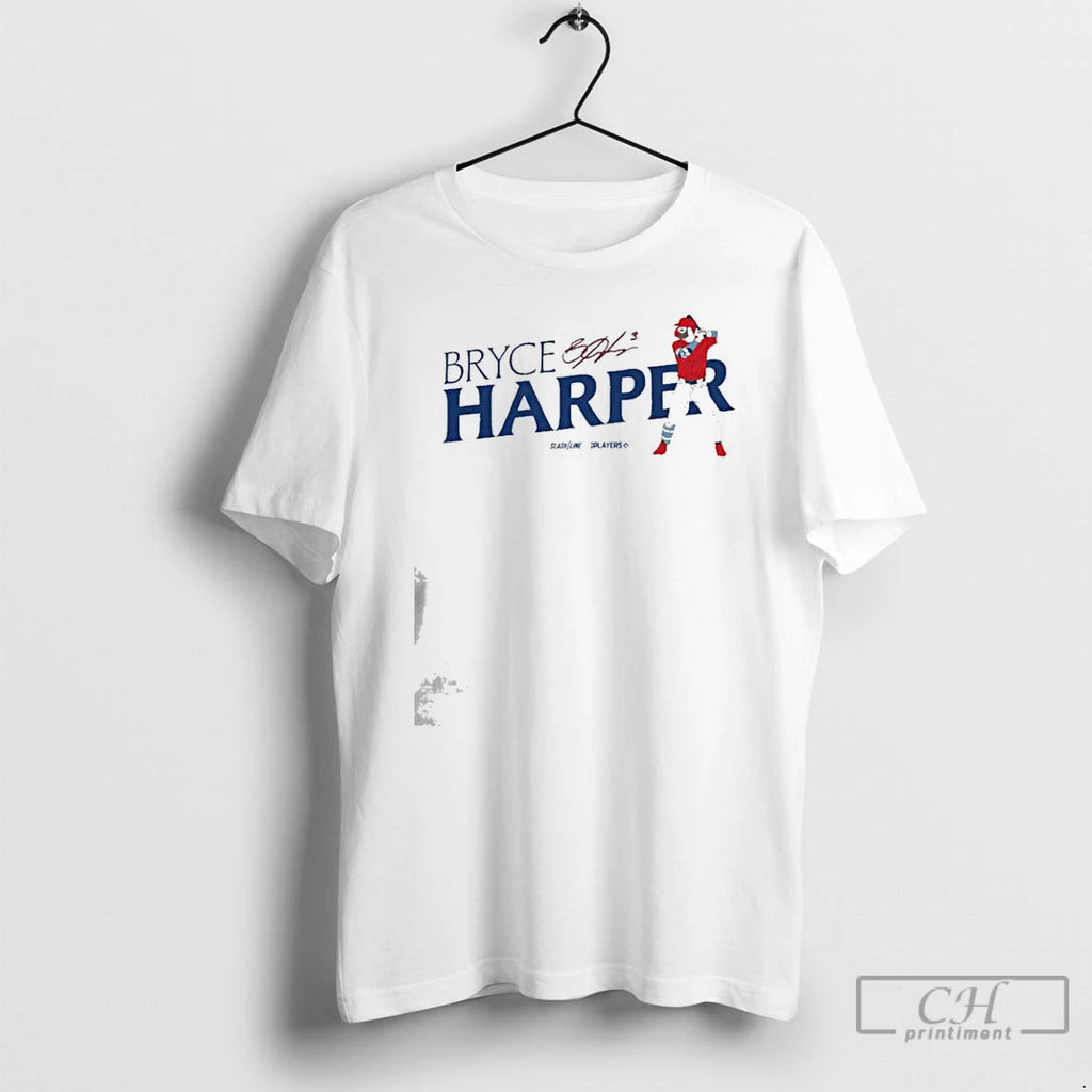 Premium Bryce Harper Philadelphia Phillies Signature T Shirts