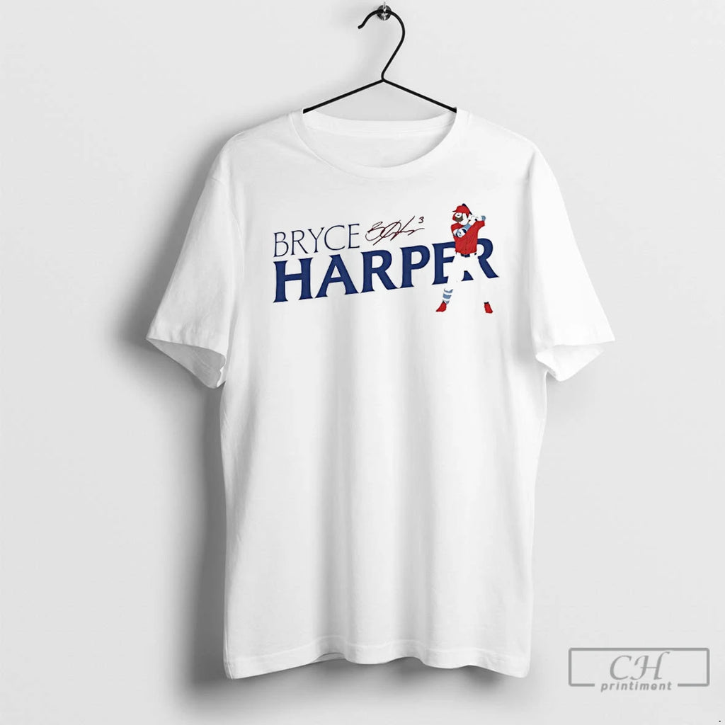 Premium Bryce Harper Philadelphia Phillies Swing Signature