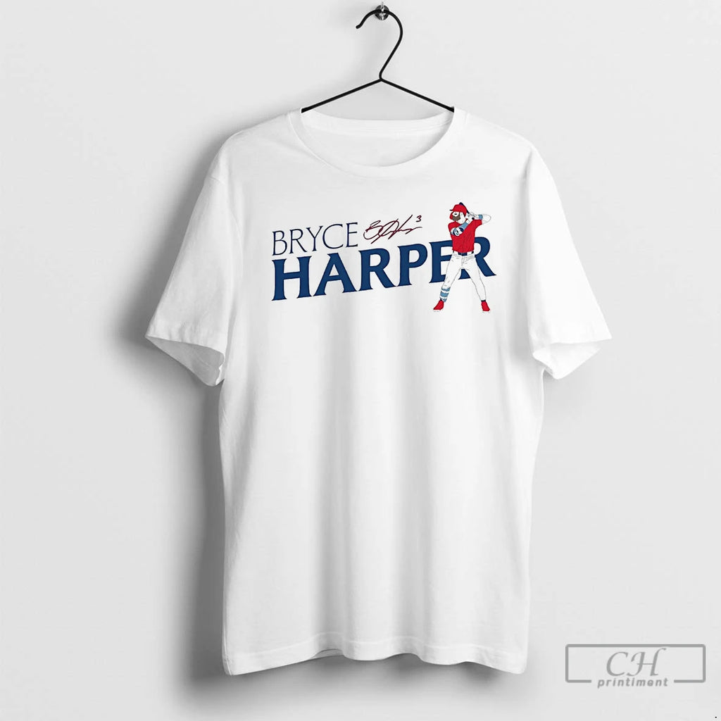 Premium Bryce Harper Batting Signature Phillies