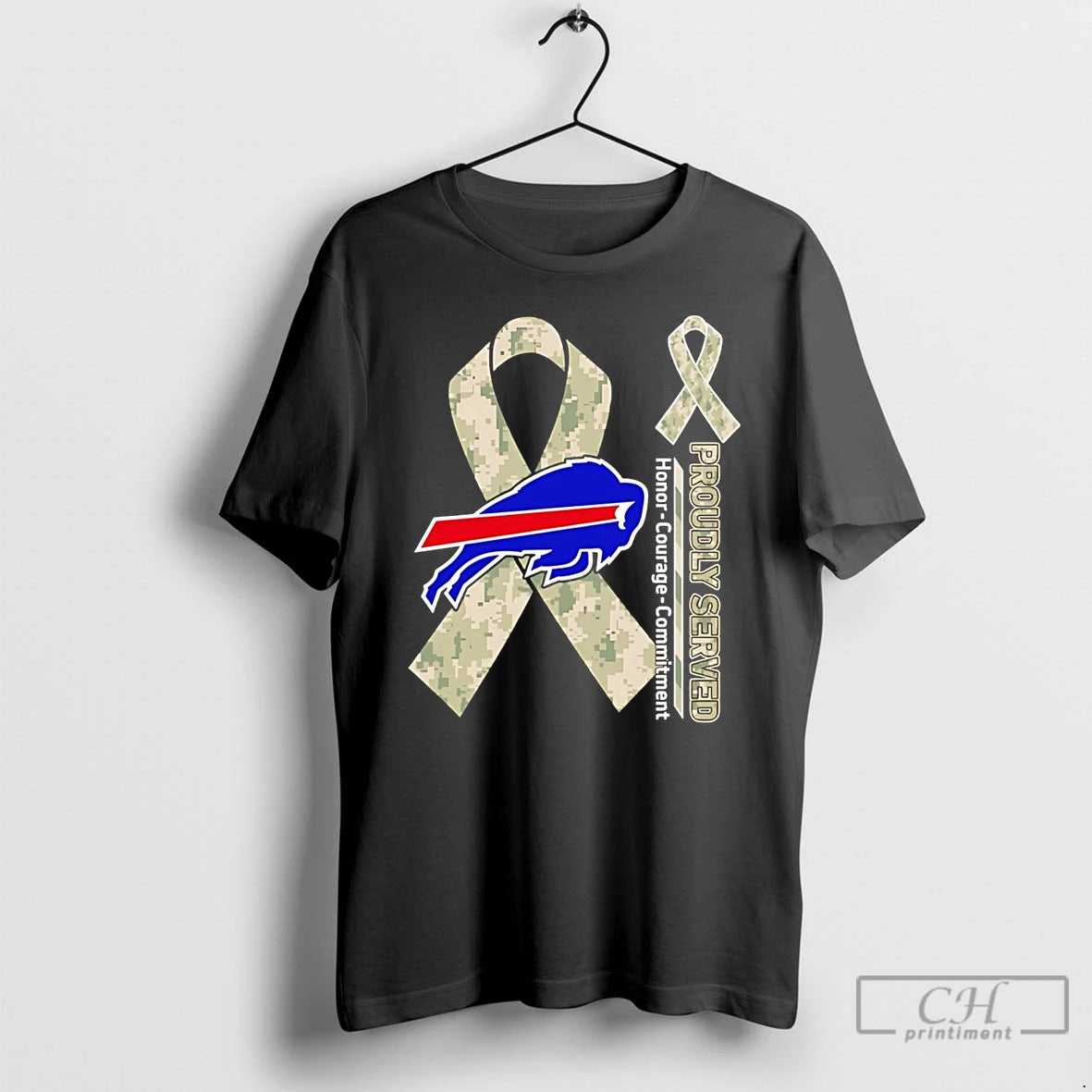 Premium Buffalo Bills Proudly Served Honor Courage Commitment