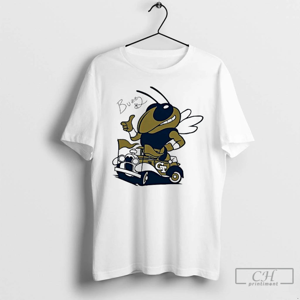 Premium Buzz Mascot Of Georgia Tech Yellow Jackets T Shirts