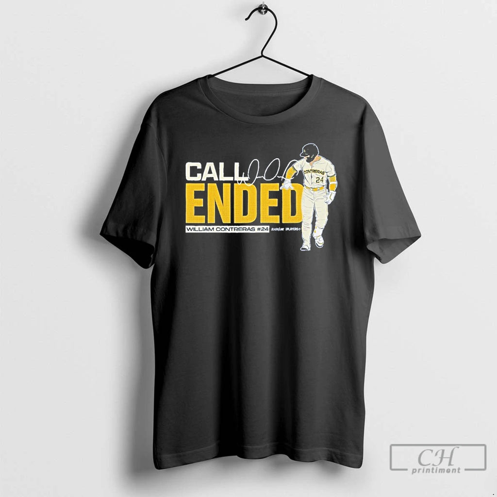 Premium Call Ended William Contreras Brewers T Shirts