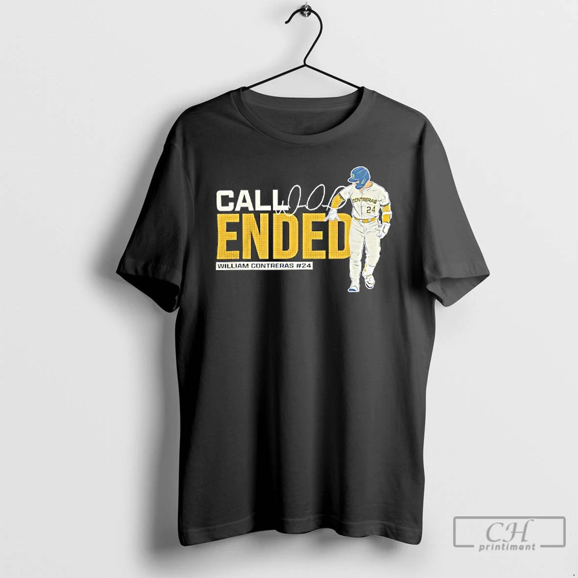 Premium Call Ended William Contreras Milwaukee Brewers Baseball Signature T Shirts