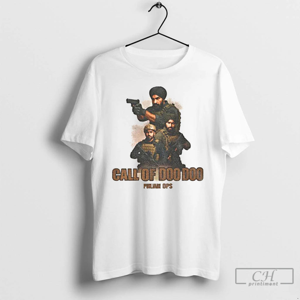 Premium Call Of Doo Doo Punjabi Ops T Shirts