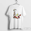 Premium Calvin And Hobbes Holding A Baseball Glove T Shirts