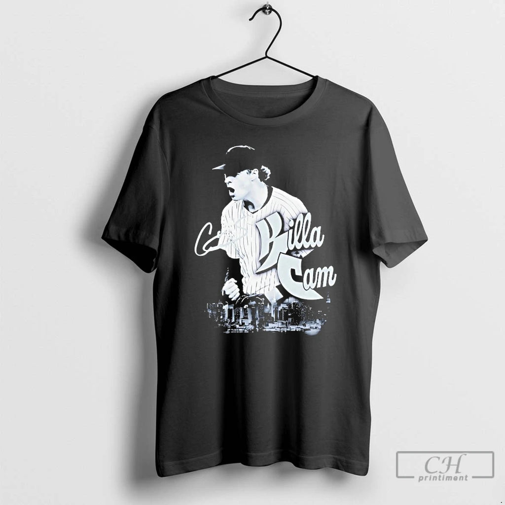 Premium Cam Schlittler Killa Cam New York Baseball Skyline Signature T Shirts
