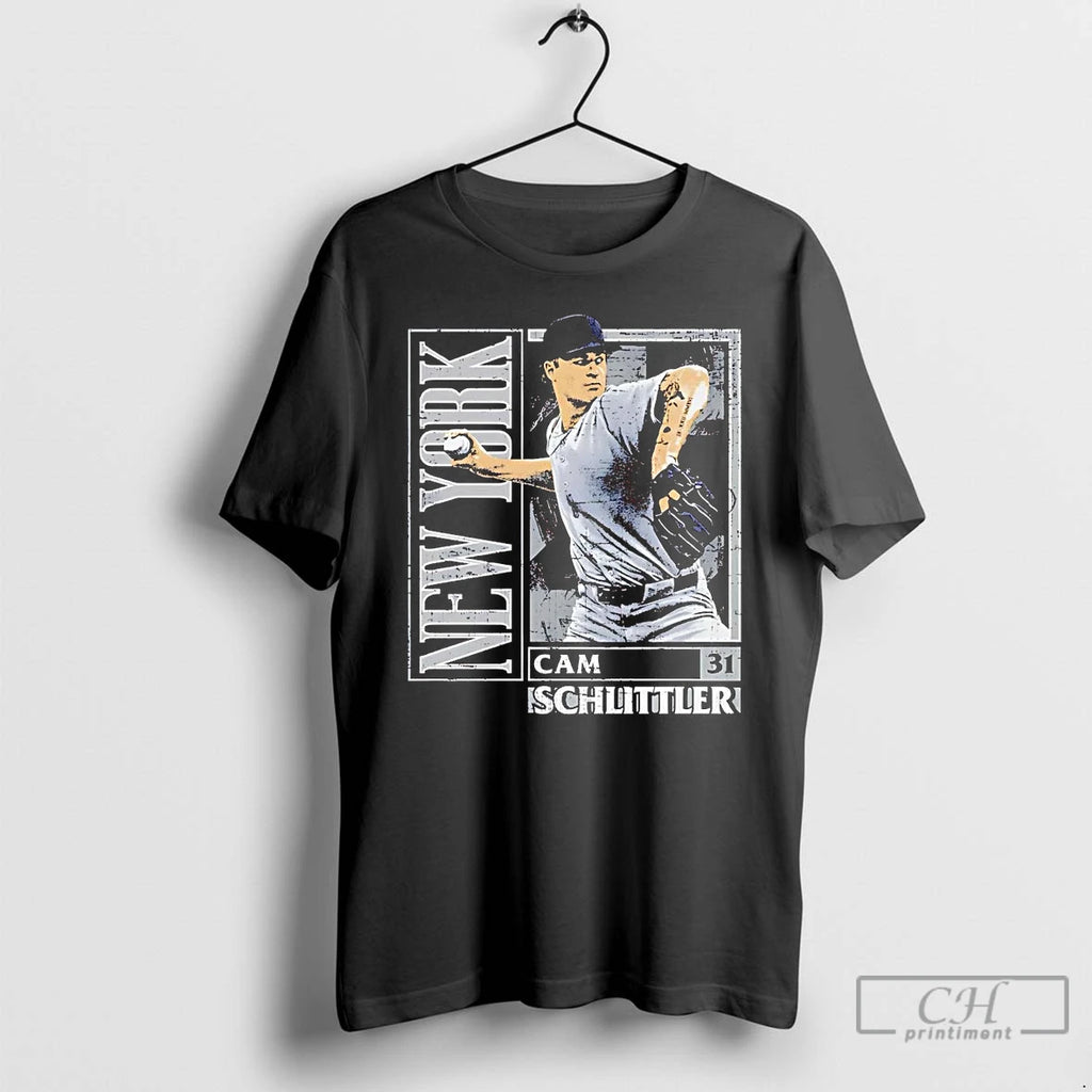 Premium Cam Schlittler Pitching New York Yankees Card T Shirts