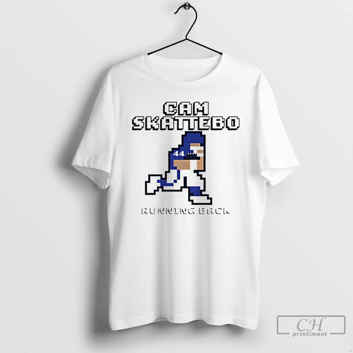 Premium Cam Skattebo New York Giants Running Back Retro Baller T Shirts