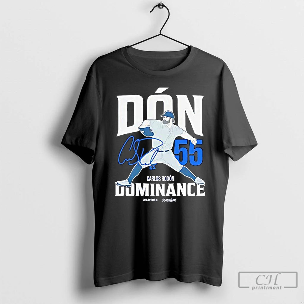 Premium Carlos Rodon Don Dominance Number 55 Signature Graphic T Shirts