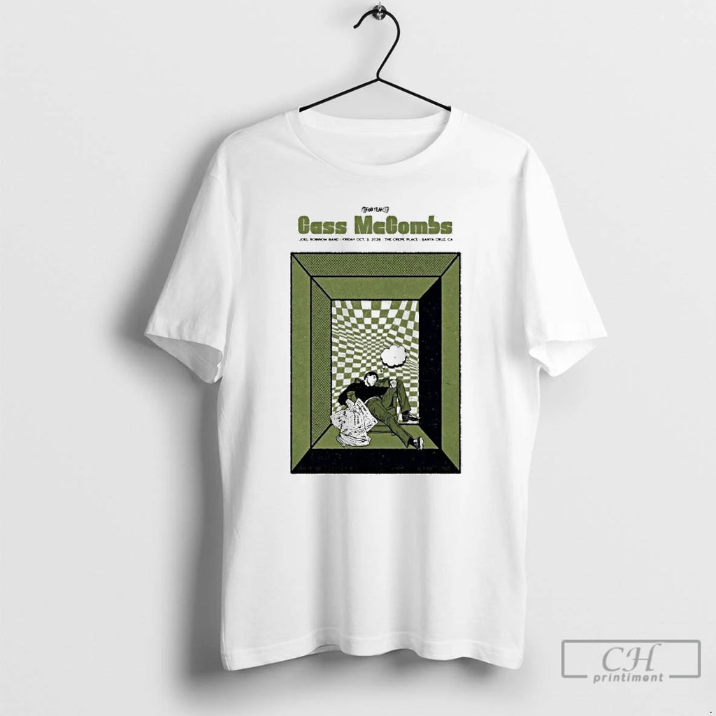 Premium Cass Mccombs The Crepe Place Santa Cruz Ca Oct 3 2025 Tour T Shirts