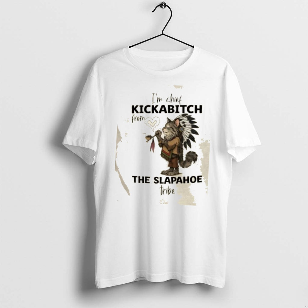 Premium Cat Maine Coon Native American Im Chief Kickabitch From The Slapahoe Tribe T Shirts