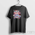 Premium Checkered Flag Sports 2025 Blue Cross Nc 250 Xfinity Series Race Win T Shirts