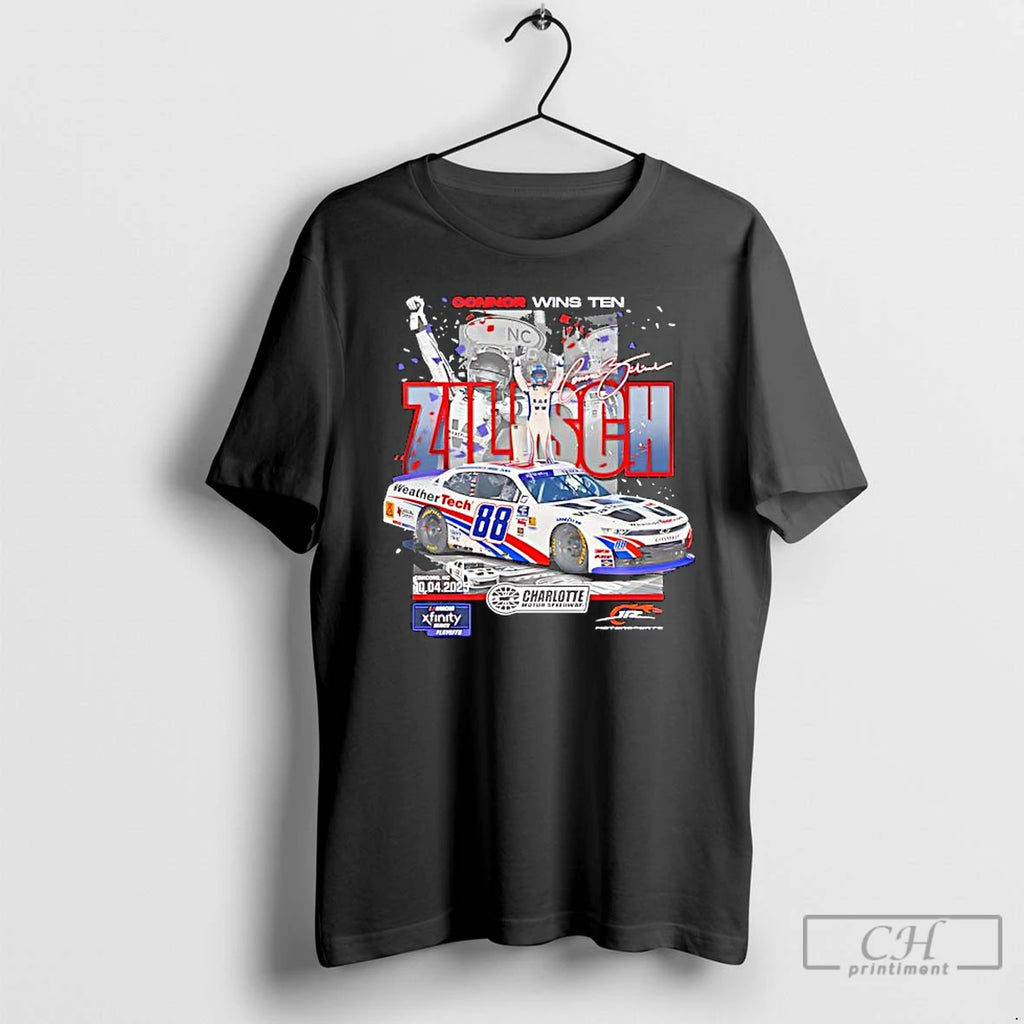 Premium Checkered Flag Sports Navy 2025 Blue Cross Nc 250 Xfinity Series Race Win