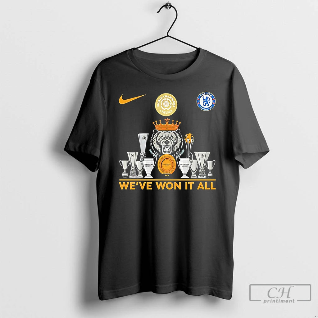 Premium Chelsea Weve Won It All Fifa Club World Cup 2025 Trophy With Lions