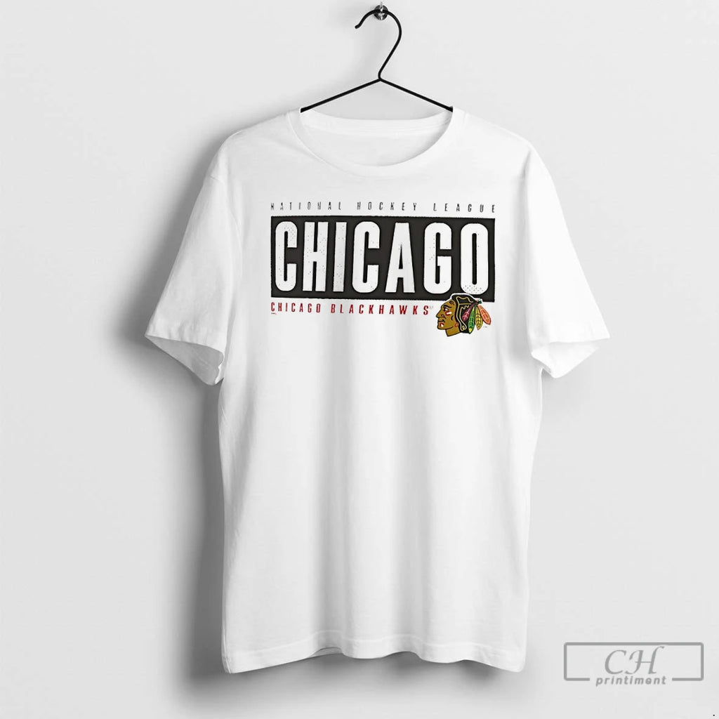 Premium Chicago Blackhawks Blocked Out Nhl 2025