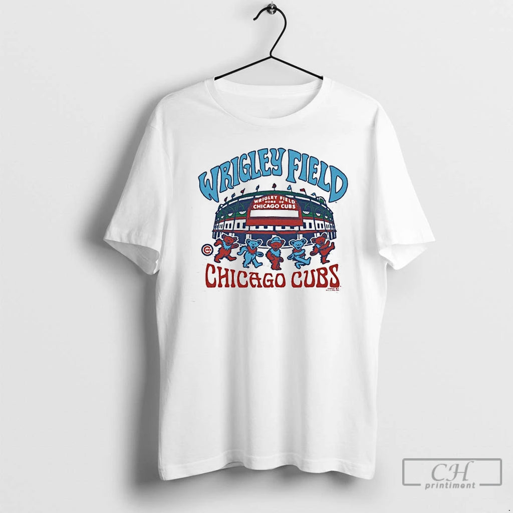 Premium Chicago Cubs X Grateful Dead Wrigley Field T Shirts