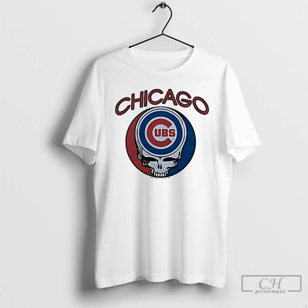 Premium Chicago Cubs X Grateful Dead Steal Your Base Logo T Shirts