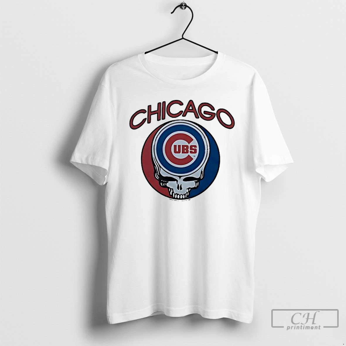 Premium Chicago Cubs X Grateful Dead Steal Your Base Logo T Shirts