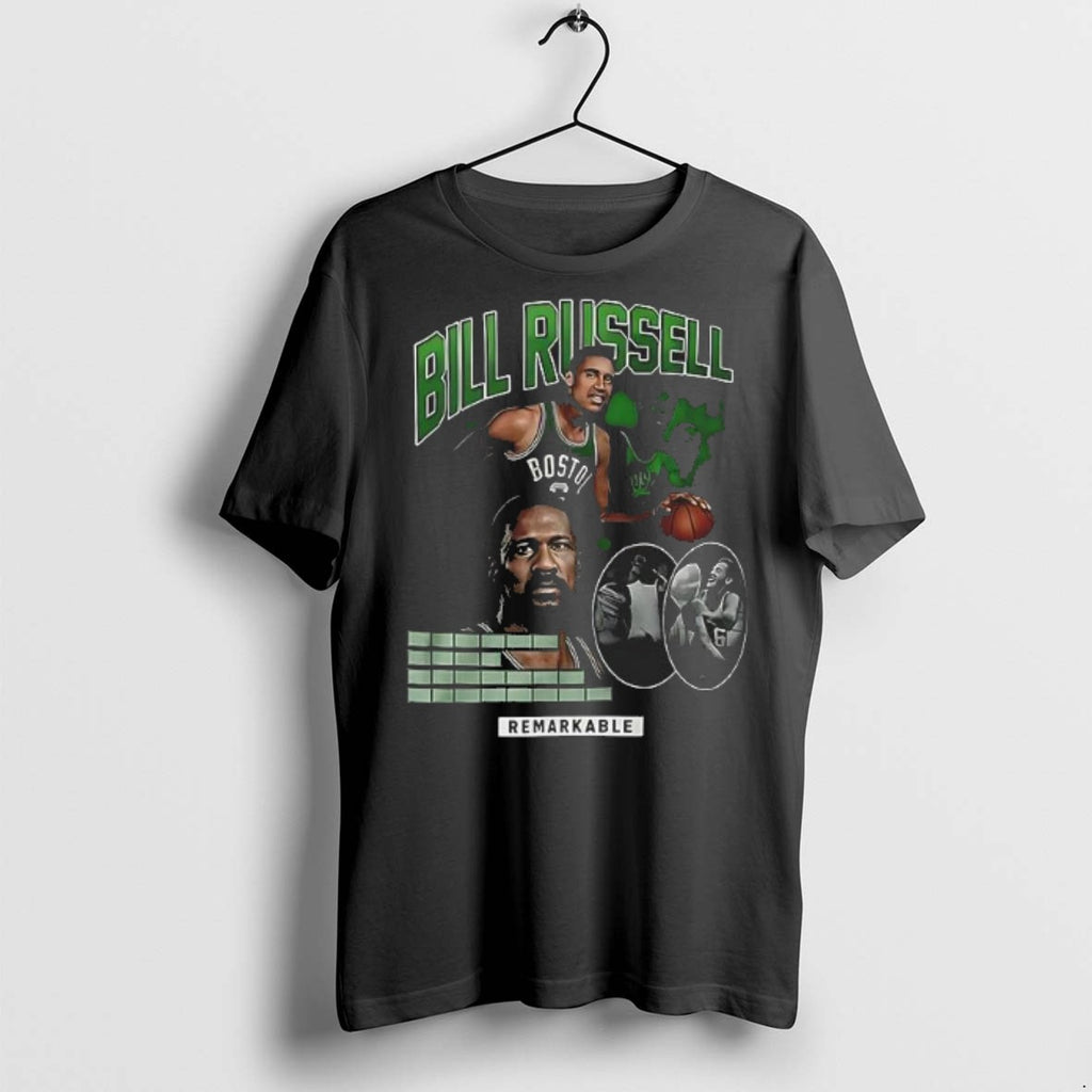 Premium Christian Gonzalez Bill Russell Boston Celtics Remarkable T Shirts
