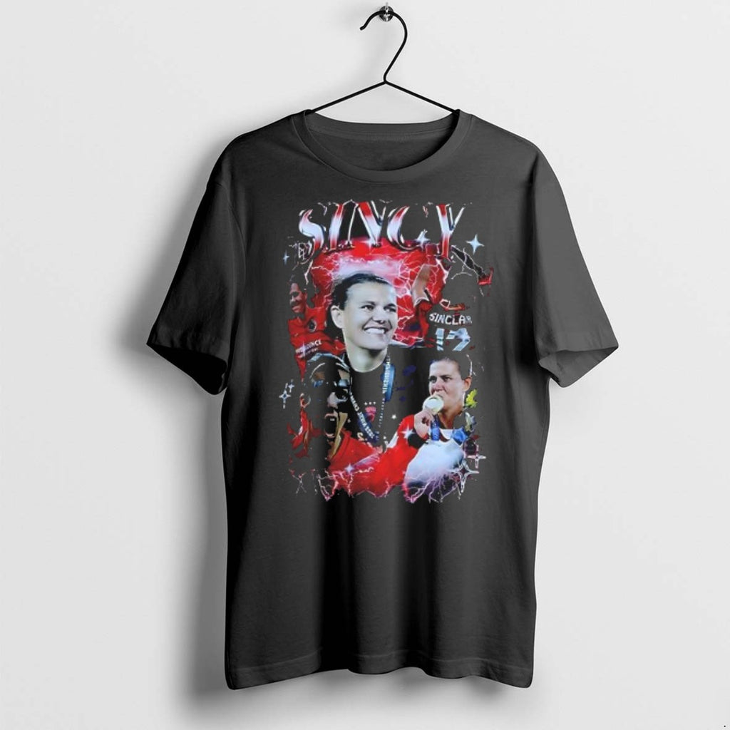Premium Christine Sinclair Retired Canadian Soccer Player Graphic T Shirts