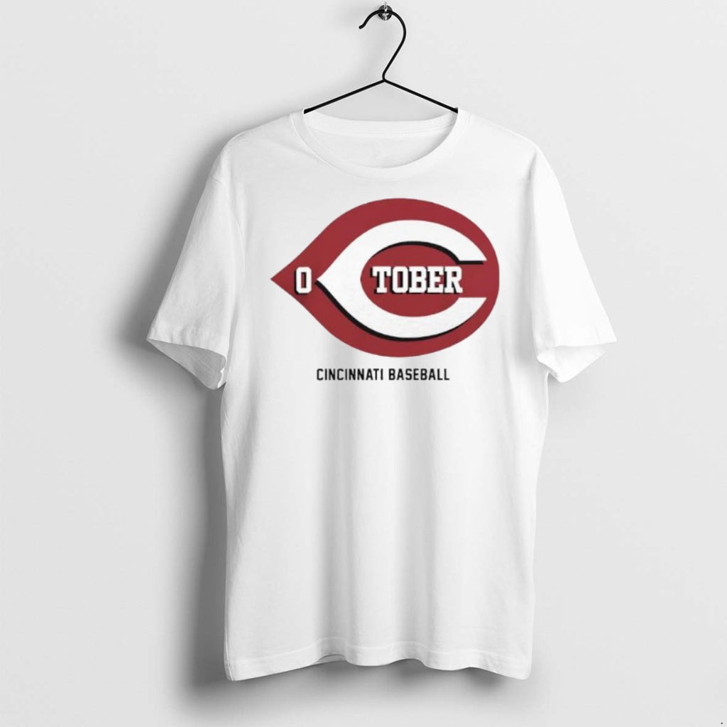 Premium Cincinnati Reds October Baseball Logo Redtober T Shirts