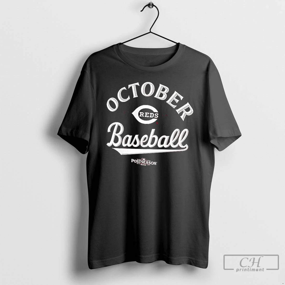 Premium Cincinnati Reds Baseball Red October Postseason 2025 Locker Room T Shirts