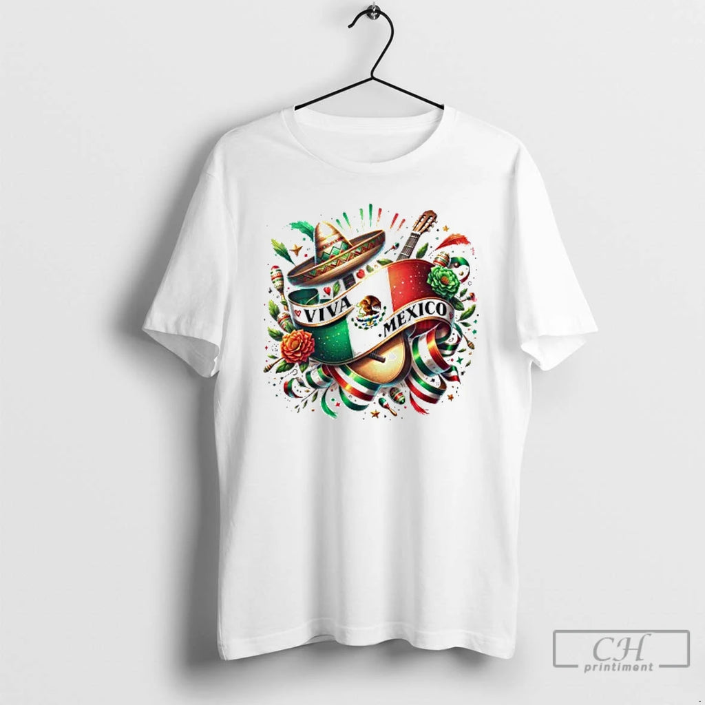 Premium Cinco De Mayo Viva Mexico T Shirts