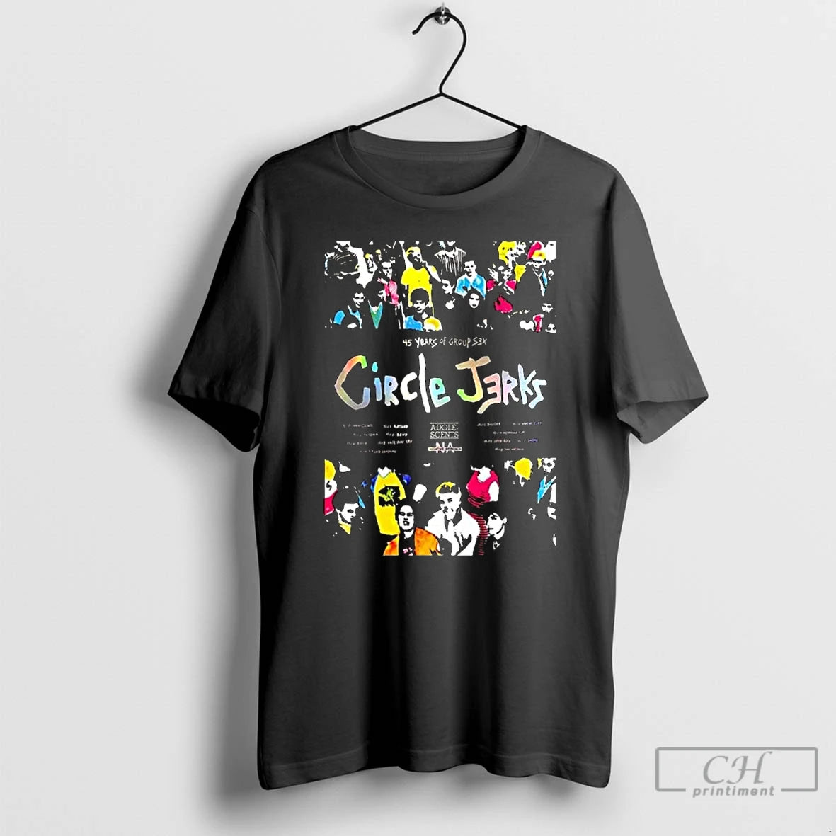 Premium Circle Jerks Group Sex 45 Years Anniversary Long Sleve T Shirts