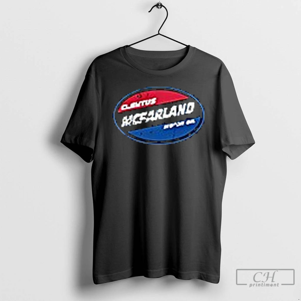 Premium Cleetus Mcfarland Premium Low On Oil Pressure High On Freedom 1 Sided T Shirts