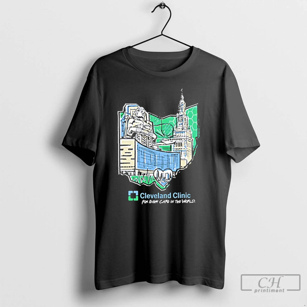 Premium Cleveland Clinic For Even Care In The World T Shirts