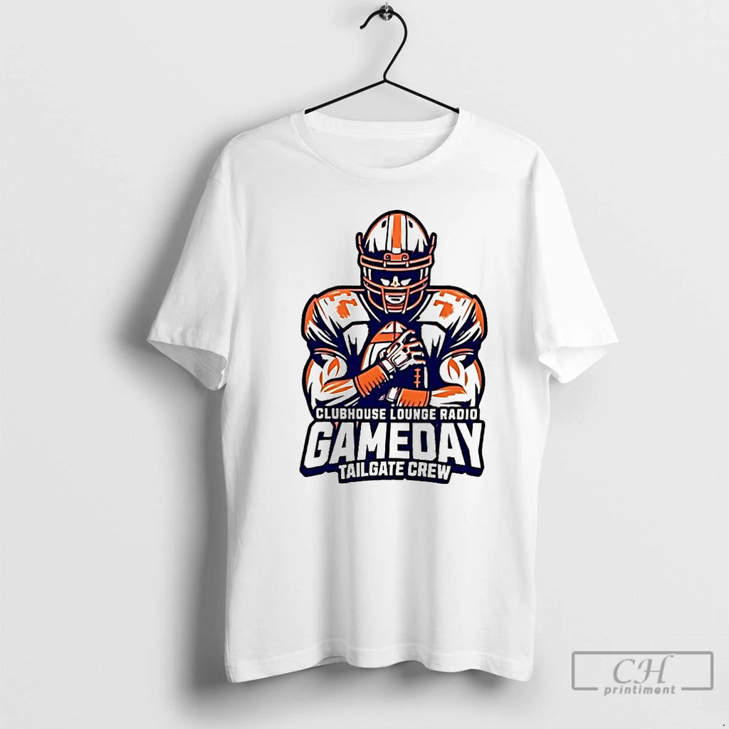 Premium Clubhouse Lounge Radio Gameday Tailgate Crew Football T Shirts