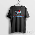 Premium Columbus Aviators Lockup Logo 2025 T Shirts