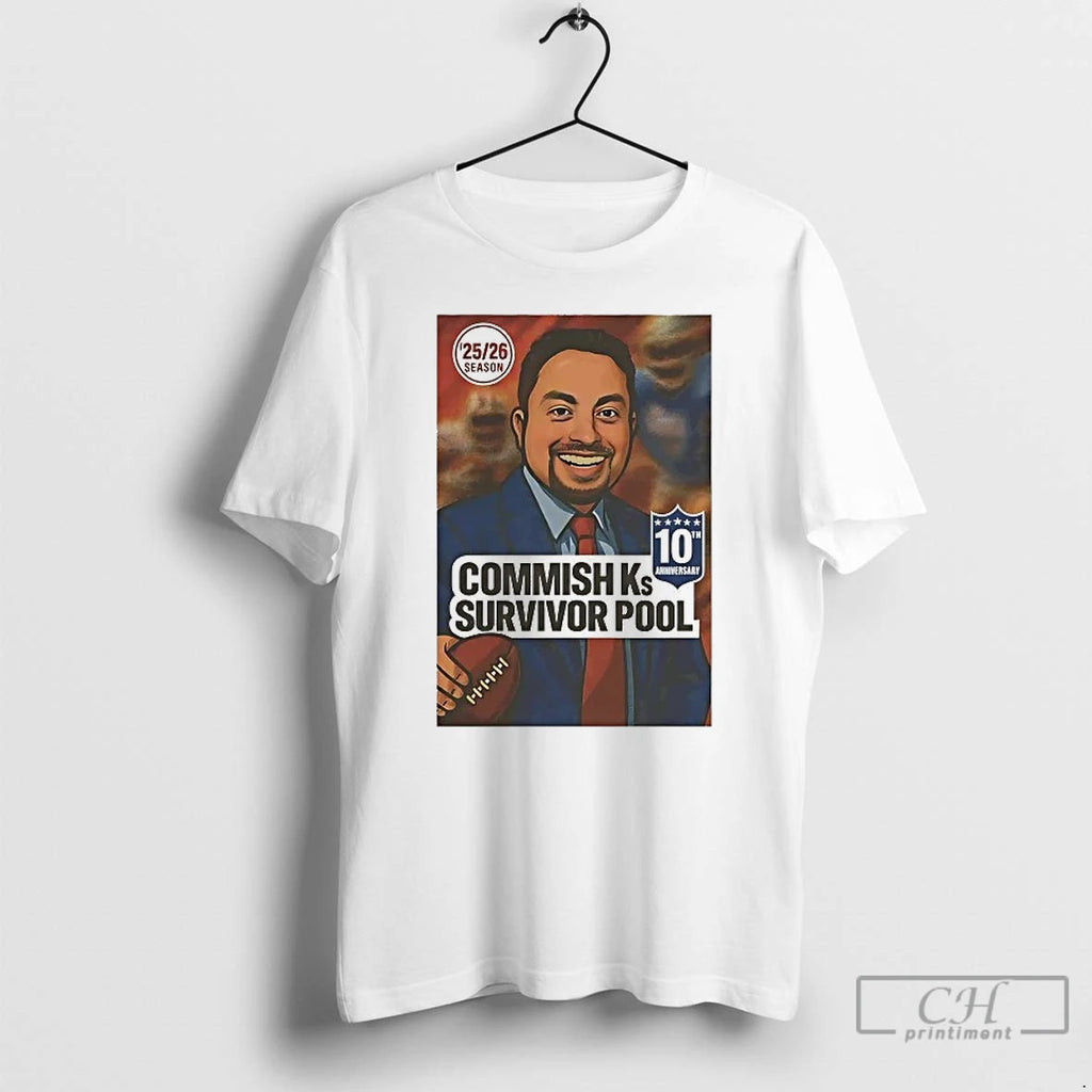 Premium Commish K Survivor Pool 10th Anniversary 2026 Season T Shirts