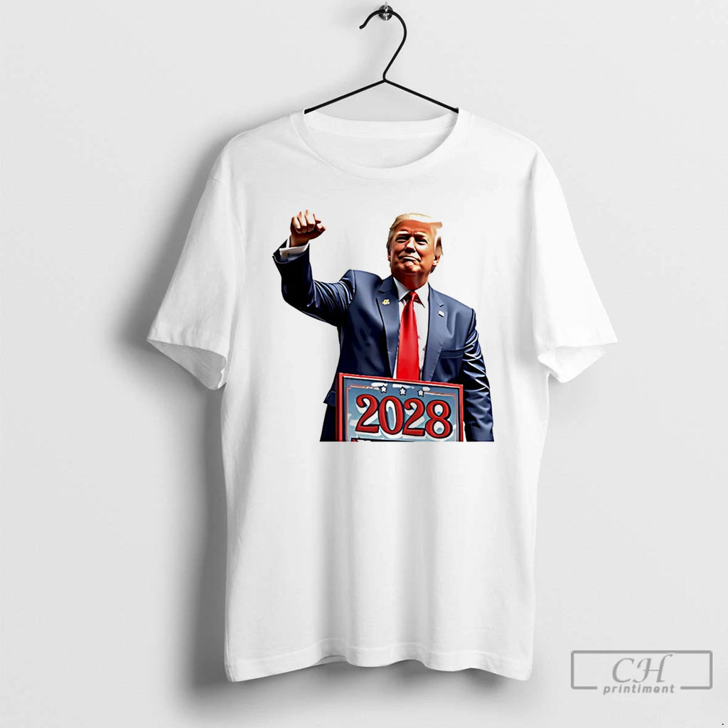 Premium Cool Trump 2028 Caricature T Shirts