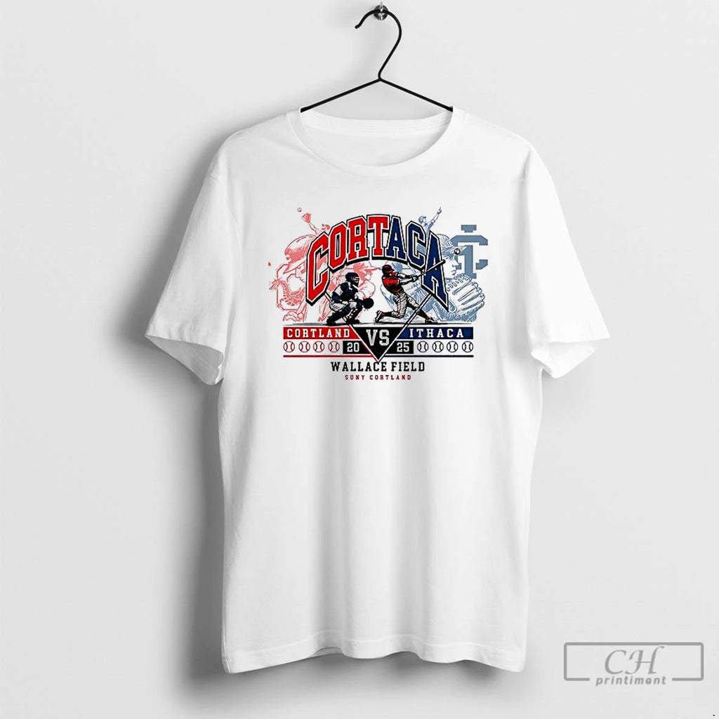 Premium Cortland Vs Ithaca 2025 Wallace Field T Shirts