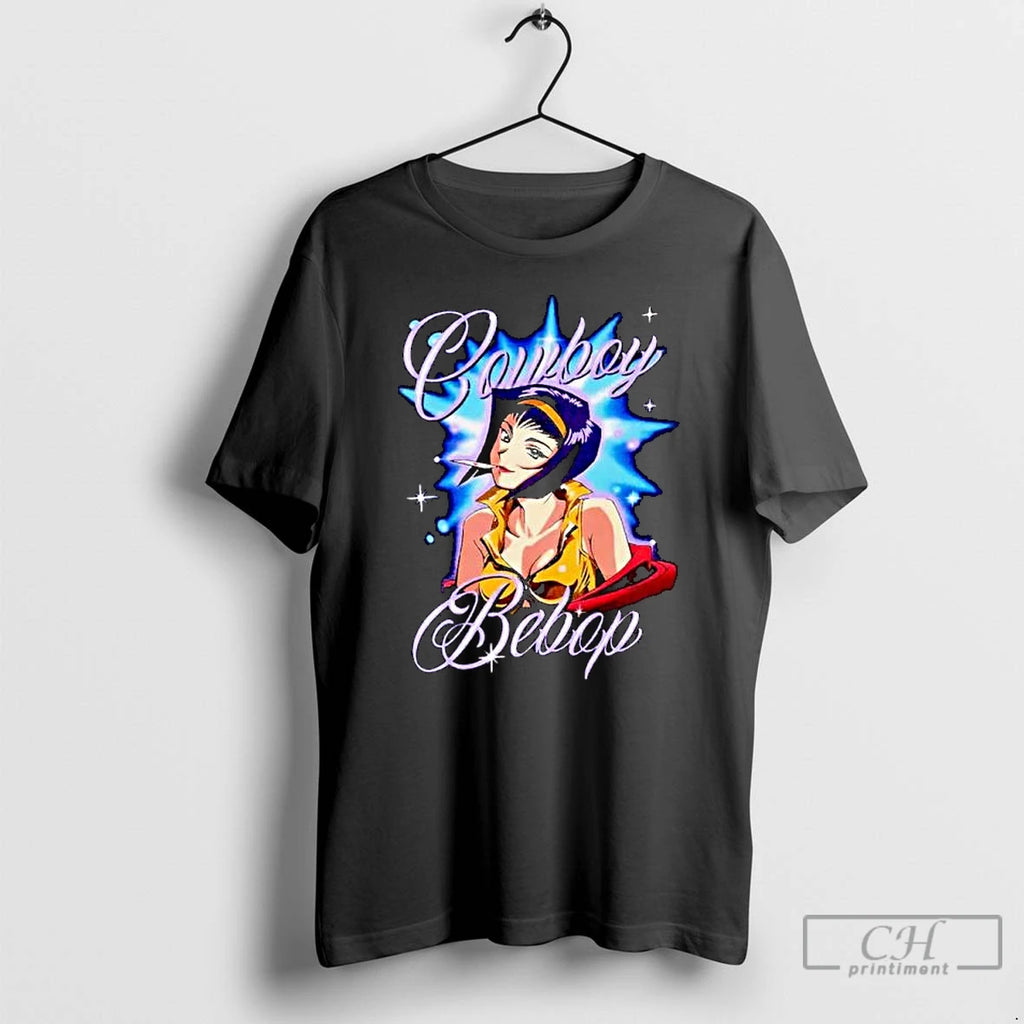 Premium Cowboy Bebop Faye Airbrush Portrait Ornaments T Shirts